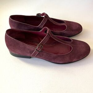 Marc Jacobs Vintage Suede Mary Janes Size 8